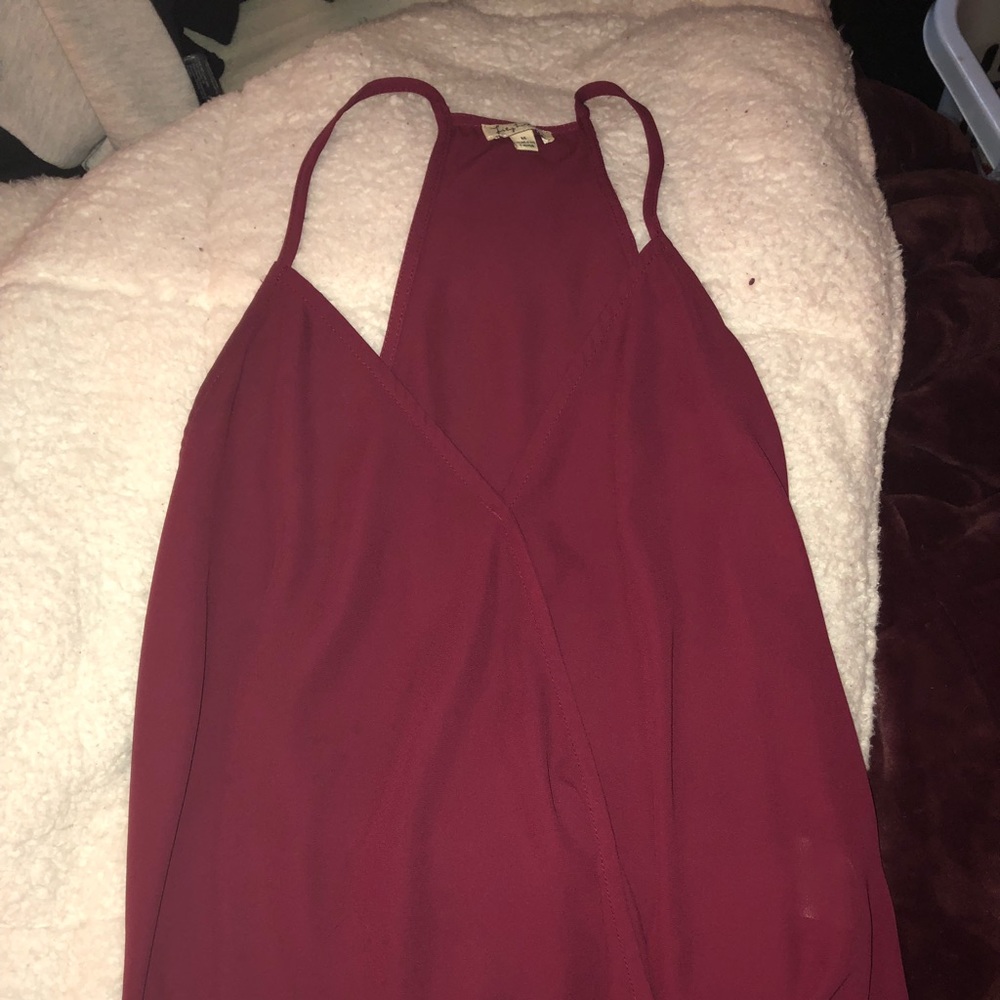 Red tank top - lily white